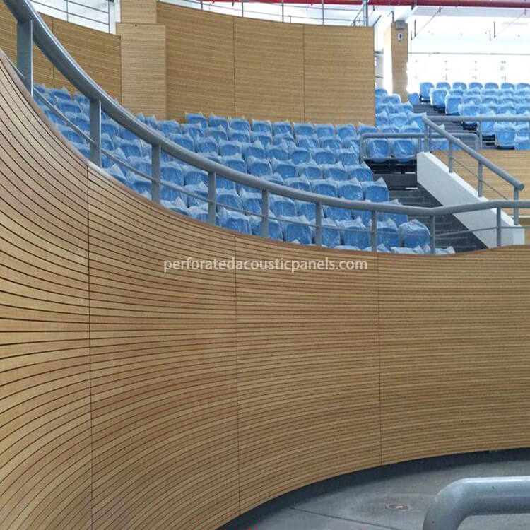 Grooved Acoustic Panel Wooden Acoustic Perforation Panels Acoustic MDF Panels