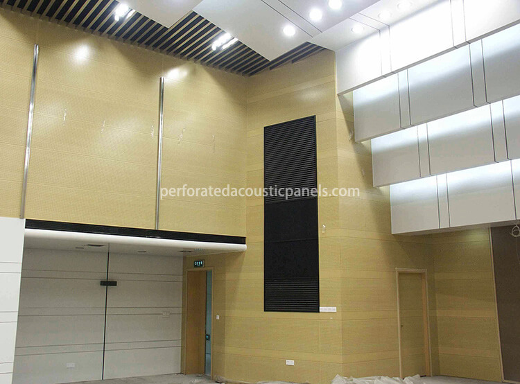 Micro Perforated Wooden Acoustic Panels Micro-Perforated Wood Veneer Panels Microperforated Panel