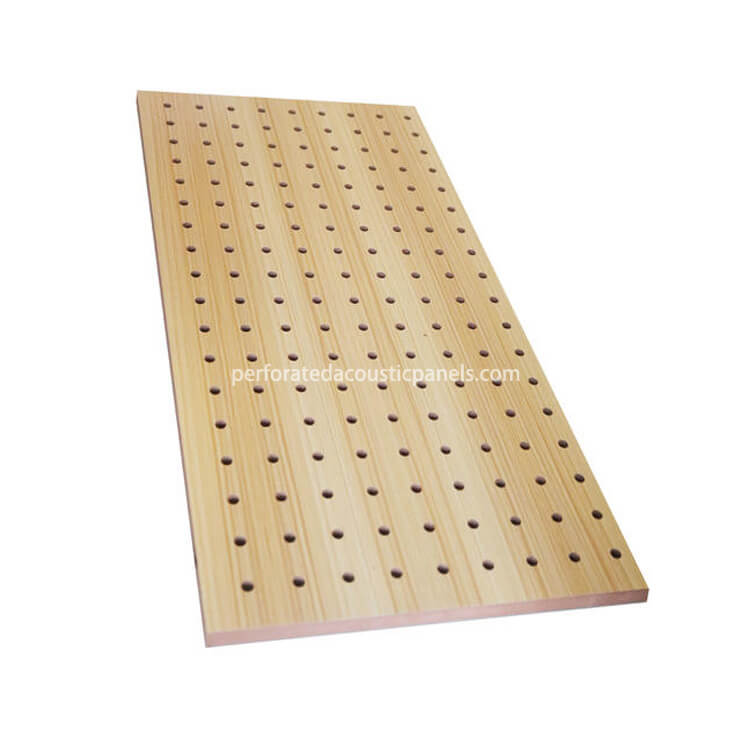 Perforated Acoustic Wood Panels