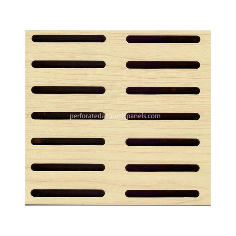 Slotted Acoustic Panels Factory Wooden Slotted Timber Panel for Walls