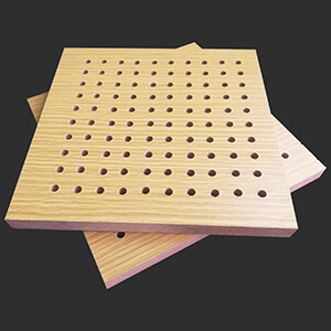 Wood Absorptive Panels Manaufacturer Acoustic Wooden Systems Sound Absorption Board LP