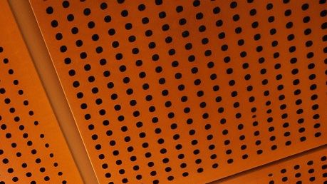 MDF perforated acoustic panels