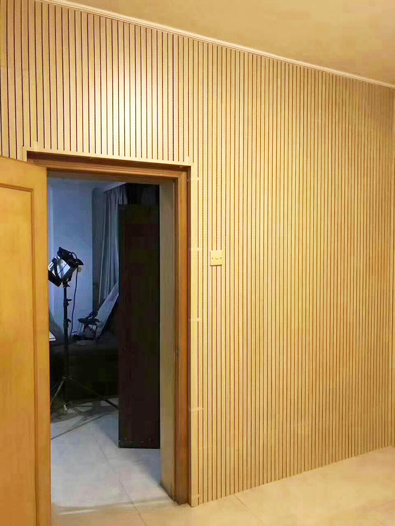 groove wood panel