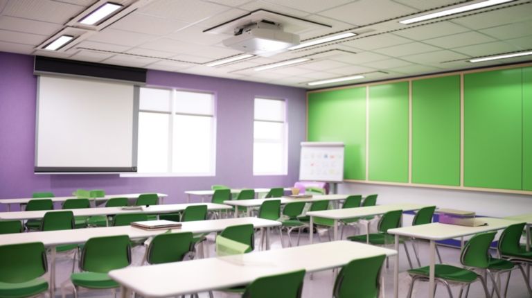 perforated MDF sheets for classroom